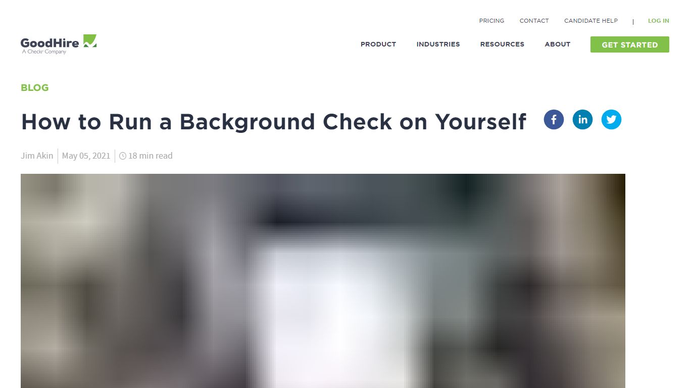 How to Run a Background Check on Yourself | GoodHire